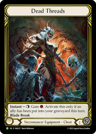Image for Dead Threads (Golden) - FAB337 (FAB337) - Flesh and Blood TCG
