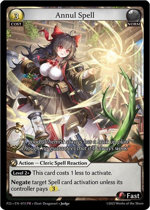 Image for Annul Spell (073) (Promotional Cards) - Grand Archive TCG