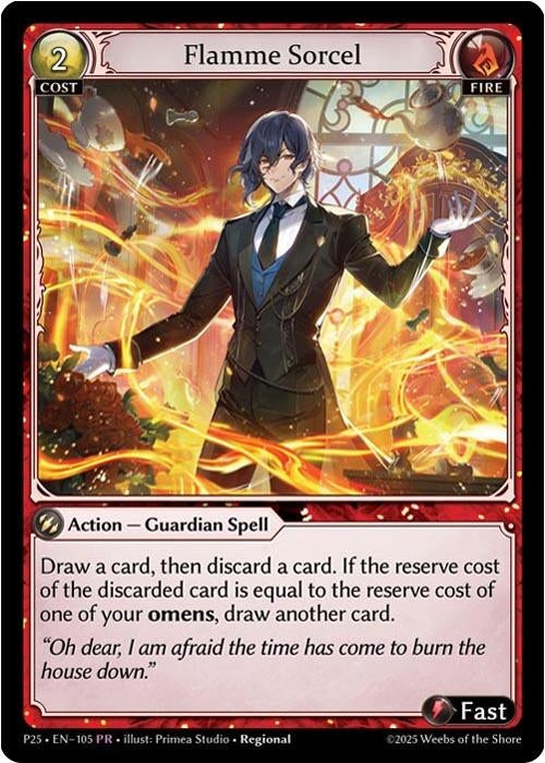 Image for Flamme Sorcel (105) (Promotional Cards) - Grand Archive TCG