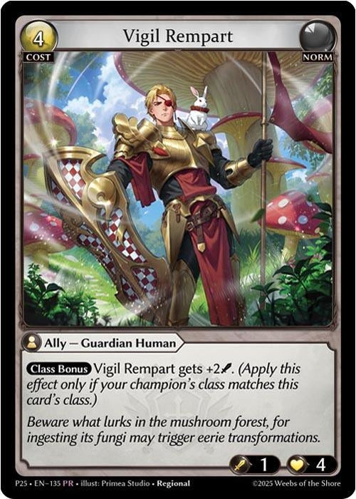 Image for Vigil Rempart (135) (Promotional Cards) - Grand Archive TCG