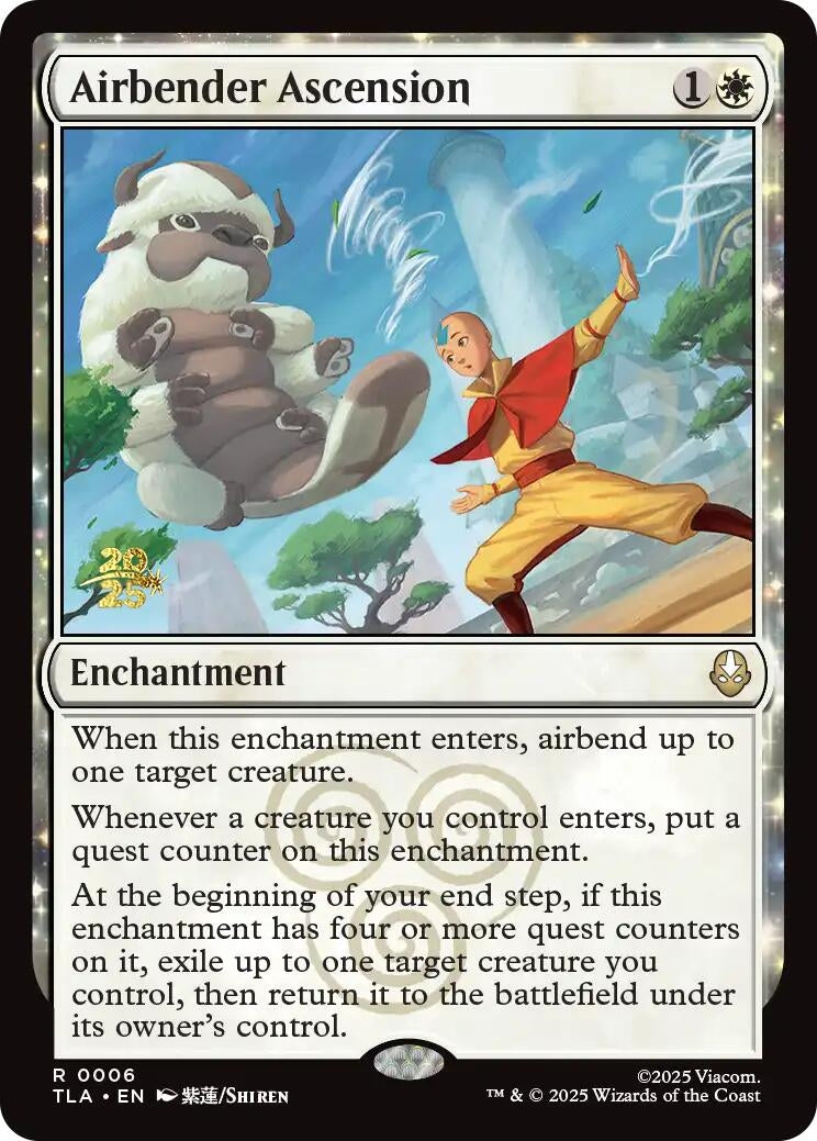 Image for Airbender Ascension (6) (Prerelease Cards) - Magic: The Gathering