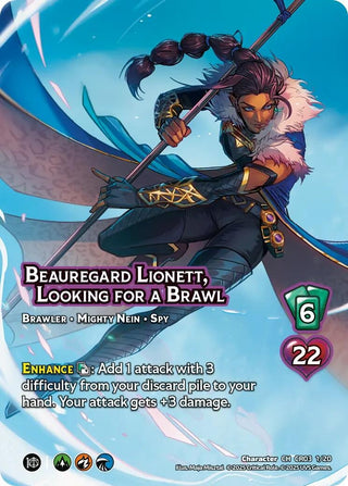 Image for Beauregard Lionett, Looking for a Brawl (1/20) (Critical Role: Heroes of Exandria) - UniVersus