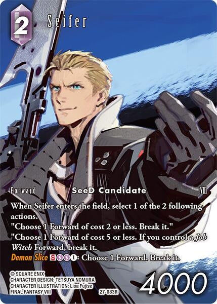 Image for Seifer (Full Art) (27-083R) (Journey of Discovery) - Final Fantasy TCG
