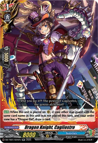 Image for Dragon Knight, Cagliostro (DZ-TB01/024EN) (DZ-TB01: Future Card Buddyfight) - Cardfight Vanguard