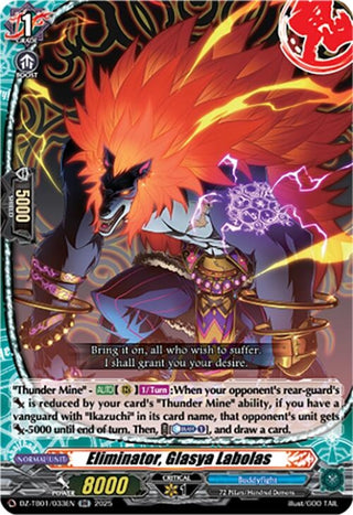 Image for Eliminator, Glasya Labolas (DZ-TB01/033EN) (DZ-TB01: Future Card Buddyfight) - Cardfight Vanguard