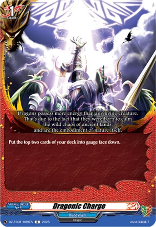 Image for Dragonic Charge (DZ-TB01/089EN) (DZ-TB01: Future Card Buddyfight) - Cardfight Vanguard