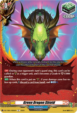 Image for Green Dragon Shield (DZ-TB01/095EN) (DZ-TB01: Future Card Buddyfight) - Cardfight Vanguard
