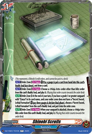 Image for Shinobi Scrolls (DZ-TB01/T01EN) (DZ-TB01: Future Card Buddyfight) - Cardfight Vanguard