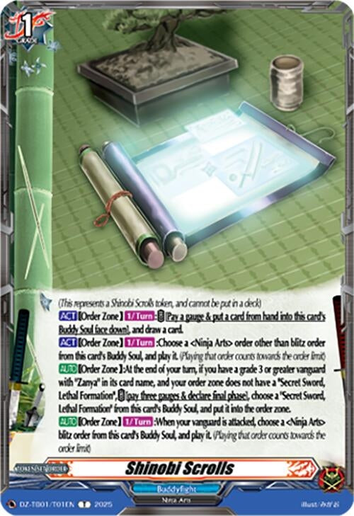 Image for Shinobi Scrolls (DZ-TB01/T01EN) (DZ-TB01: Future Card Buddyfight) - Cardfight Vanguard