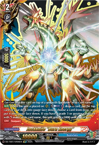 Image for Jackknife "Burn Energy" (KR) (DZ-TB01/KR06EN) (DZ-TB01: Future Card Buddyfight) - Cardfight Vanguard