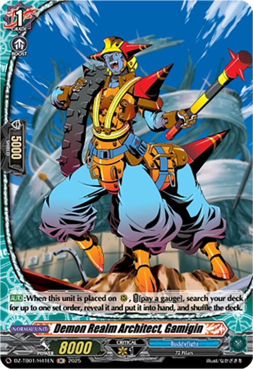 Image for Demon Realm Architect, Gamigin (H) (DZ-TB01/H41EN) (DZ-TB01: Future Card Buddyfight) - Cardfight Vanguard