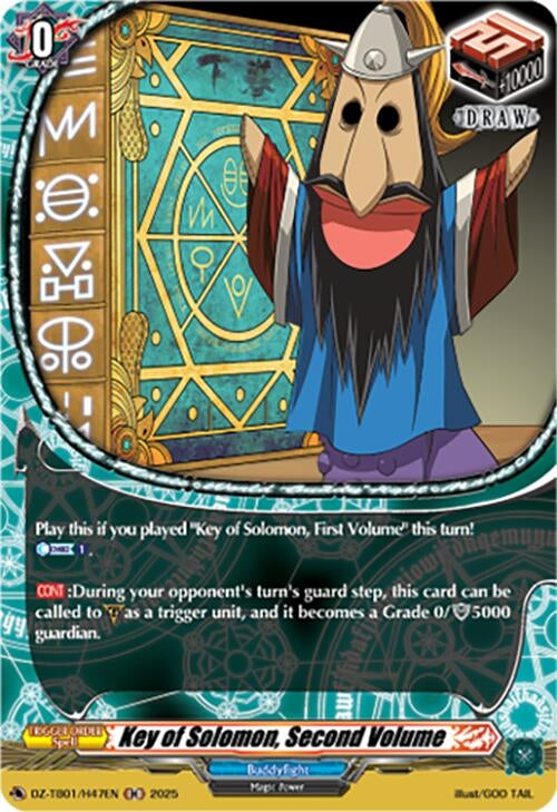 Image for Key of Solomon, Second Volume (H) (DZ-TB01/H47EN) (DZ-TB01: Future Card Buddyfight) - Cardfight Vanguard