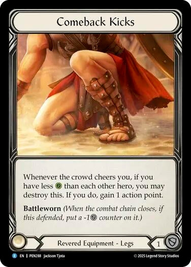 Image for Comeback Kicks (PEN288) - Flesh and Blood TCG