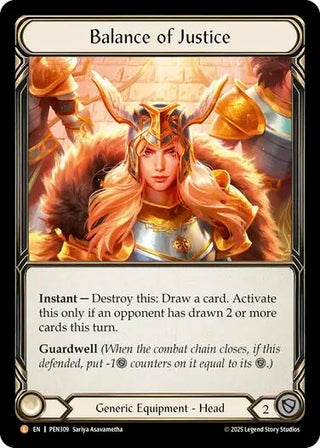 Image for Balance of Justice (PEN309) - Flesh and Blood TCG