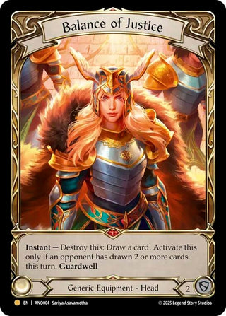 Image for Balance of Justice (ANQ004) - Flesh and Blood TCG
