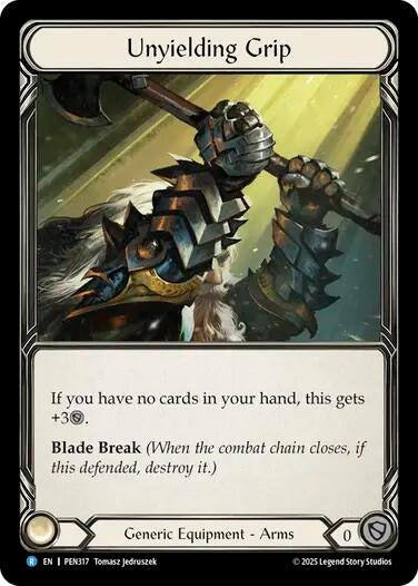 Image for Unyielding Grip (PEN317) - Flesh and Blood TCG
