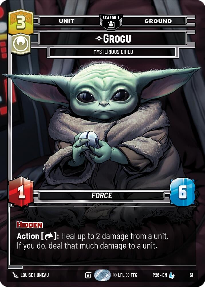 Image for Grogu - Mysterious Child (61) (61) (Sector and Regional Promos: Season 1) - Star Wars: Unlimited