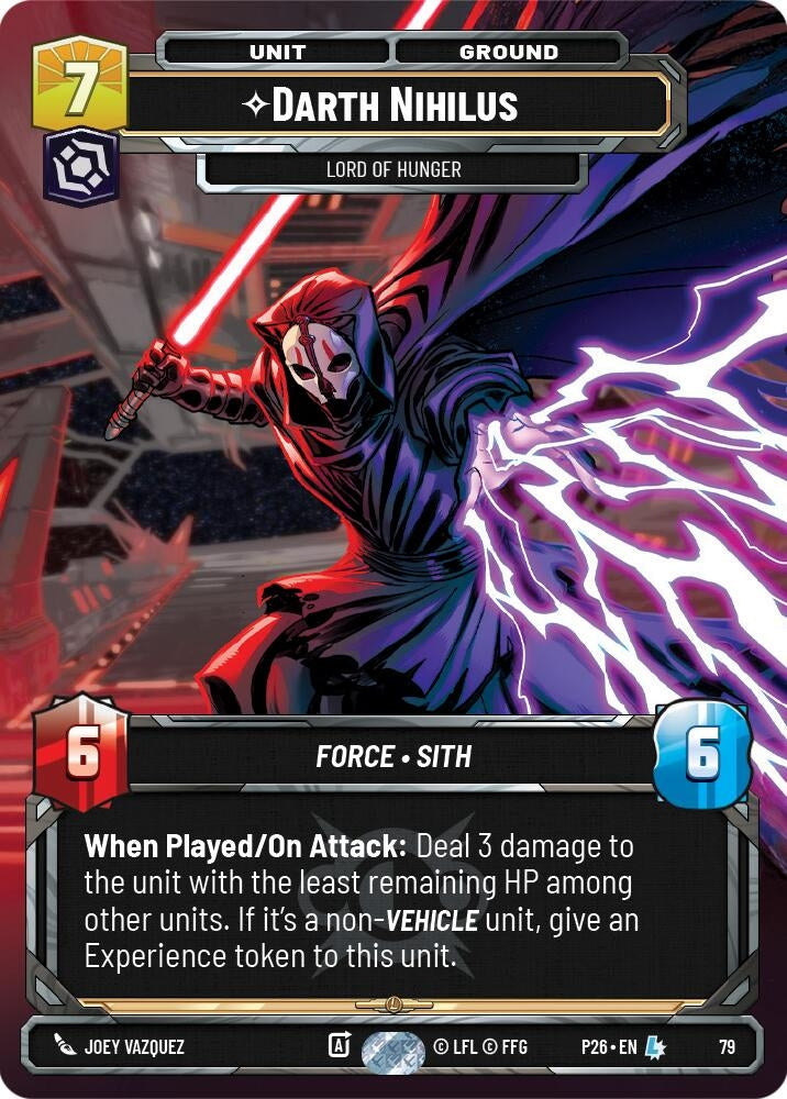 Image for Darth Nihilus - Lord of Hunger (79) (79) (Sector and Regional Promos: Season 1) - Star Wars: Unlimited