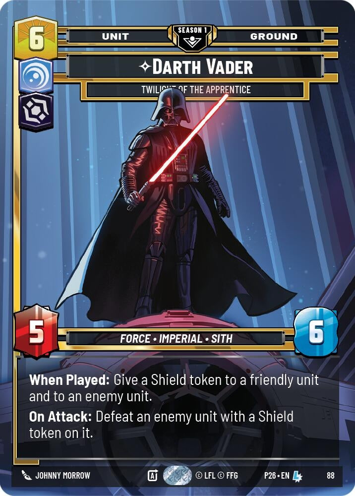 Image for Darth Vader - Twilight of the Apprentice (88) (88) (Sector and Regional Promos: Season 1) - Star Wars: Unlimited