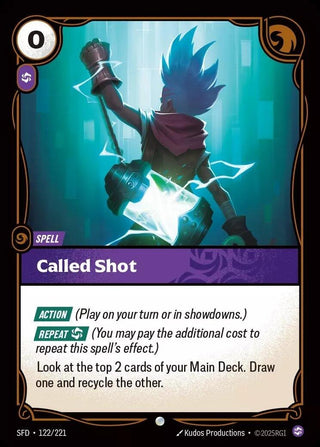 Image for Called Shot (122/221) (Spiritforged) - Riftbound: League of Legends Trading Card Game