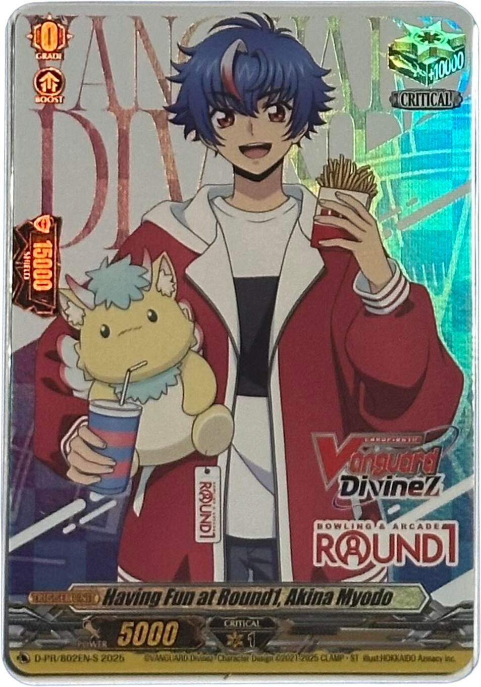 Image for Having Fun at Round1, Akina Myodo (Foil) (D-PR/802EN-S) (D Promo Cards) - Cardfight Vanguard