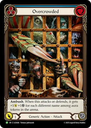 Image for Overcrowded - LGS426 (LGS426) - Flesh and Blood TCG