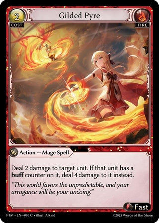 Image for Gilded Pyre (086) (Phantom Monarchs) - Grand Archive TCG