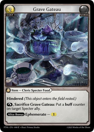 Image for Grave Gateau (040) (Phantom Monarchs) - Grand Archive TCG