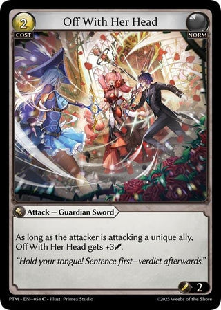Image for Off With Her Head (054) (Phantom Monarchs) - Grand Archive TCG