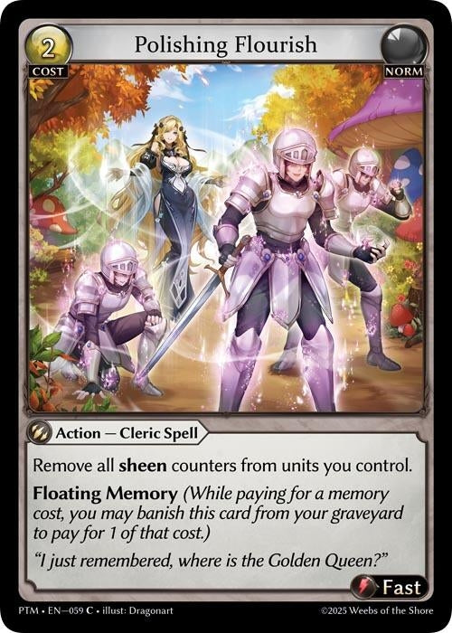 Image for Polishing Flourish (059) (Phantom Monarchs) - Grand Archive TCG