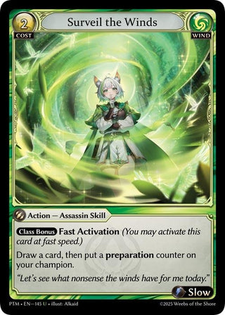 Image for Surveil the Winds (153) (Phantom Monarchs) - Grand Archive TCG