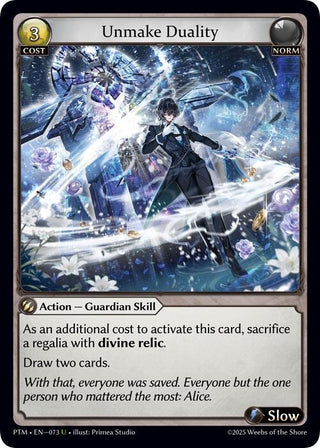 Image for Unmake Duality (073) (Phantom Monarchs) - Grand Archive TCG