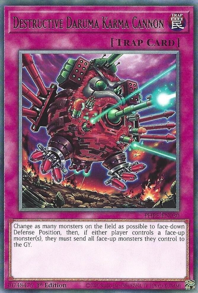 Image for Destructive Daruma Karma Cannon (PHRE-EN030) (Phantom Revenge) - YuGiOh