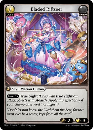 Image for Bladed Riftseer (Curio Foil) (029) (Phantom Monarchs) - Grand Archive TCG