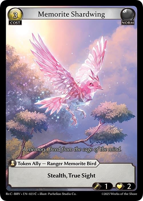 Image for Memorite Shardwing (023) (Merlin Re: Collection, Brilliant Vestige) - Grand Archive TCG