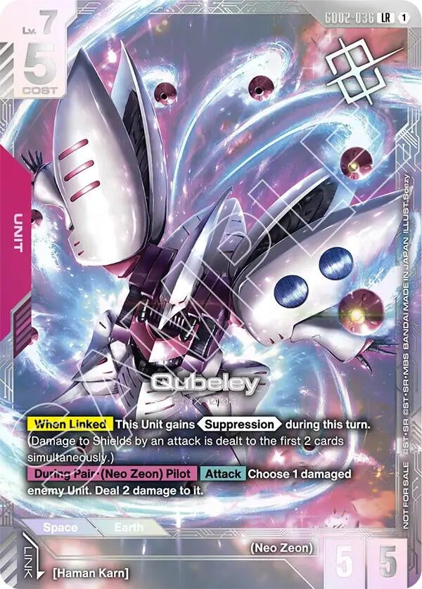 Image for Qubeley (Newtype Challenge 2025 Mission 3) (GD02-036) (Gundam Promotional Cards) - Gundam Card Game