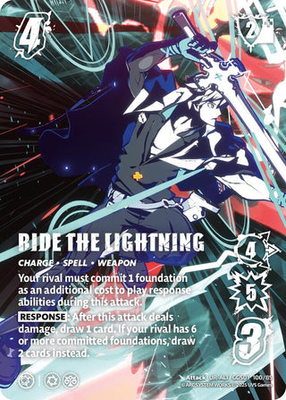 Image for RIDE THE LIGHTNING (Alternate Art) (GGS01 100/85) (GUILTY GEAR -STRIVE-) - UniVersus