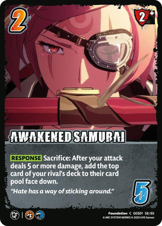 Image for AWAKENED SAMURAI (GGS01 58/85) (GUILTY GEAR -STRIVE-) - UniVersus