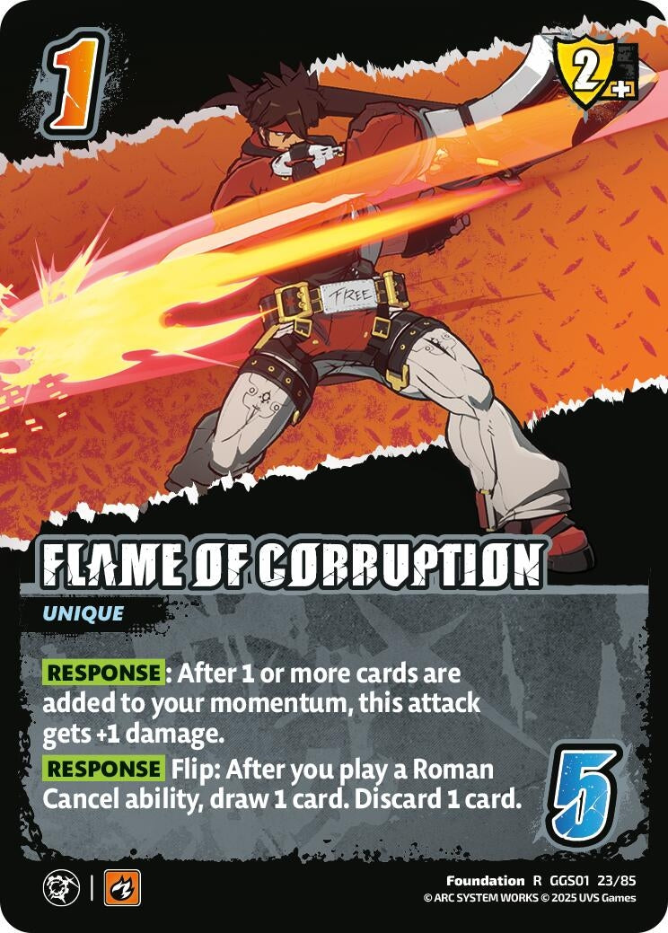 Image for FLAME OF CORRUPTION (GGS01 23/85) (GUILTY GEAR -STRIVE-) - UniVersus
