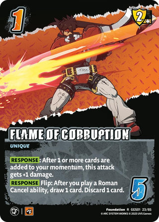 Image for FLAME OF CORRUPTION (GGS01 23/85) (GUILTY GEAR -STRIVE-) - UniVersus