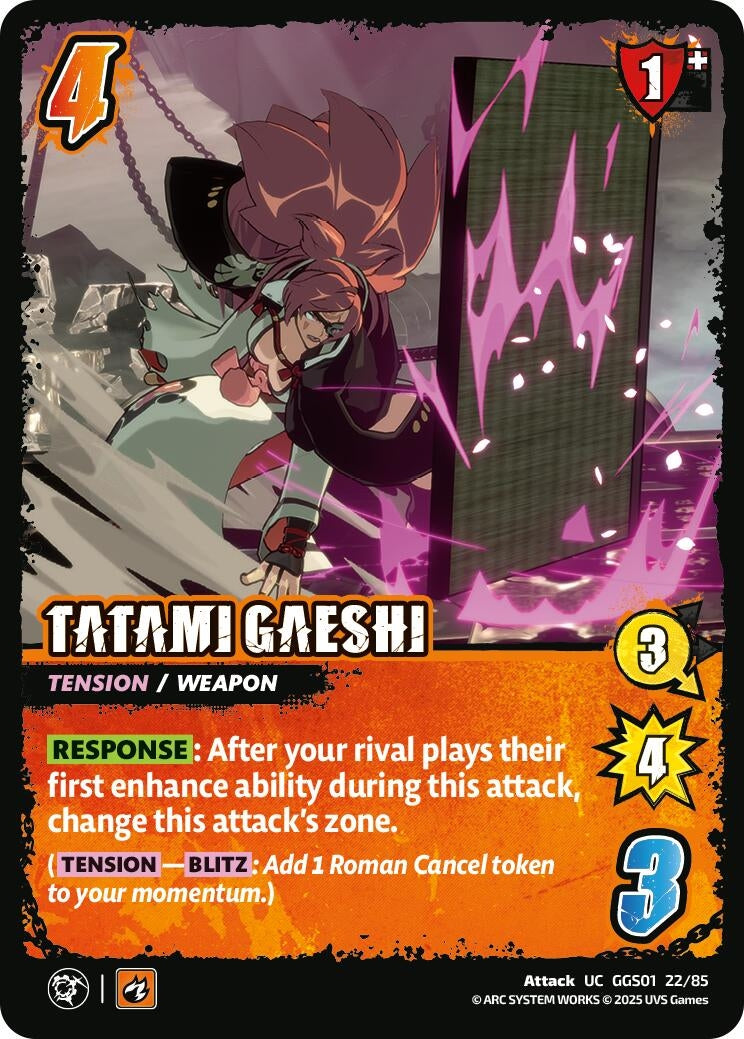 Image for TATAMI GAESHI (GGS01 22/85) (GUILTY GEAR -STRIVE-) - UniVersus