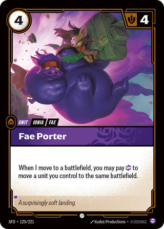 Image for Fae Porter (125/221) (Spiritforged) - Riftbound: League of Legends Trading Card Game