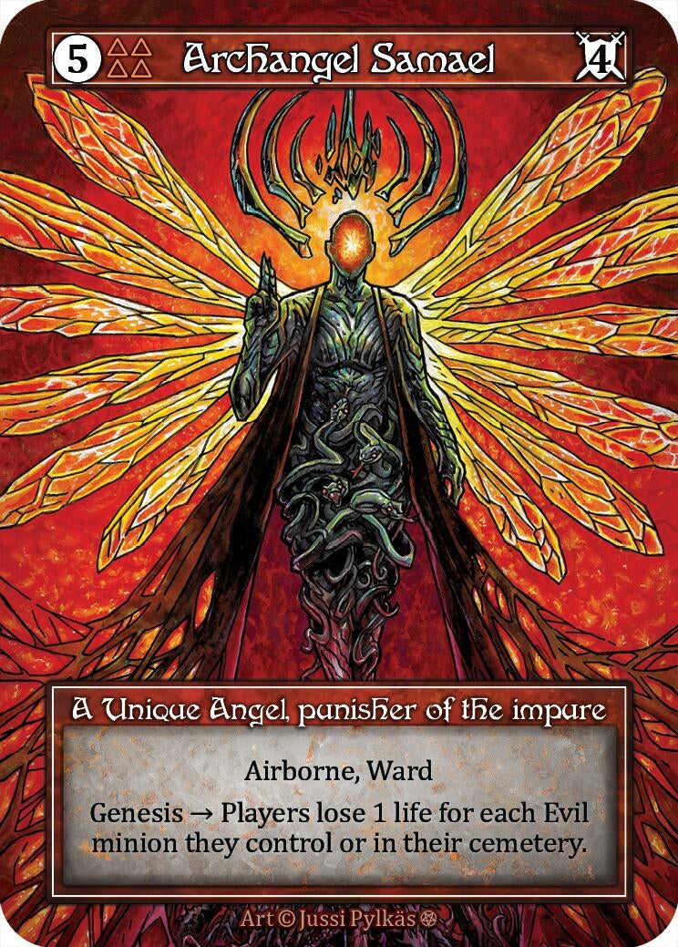 Image for Archangel Samael (Foil) (Gothic) - Sorcery: Contested Realm