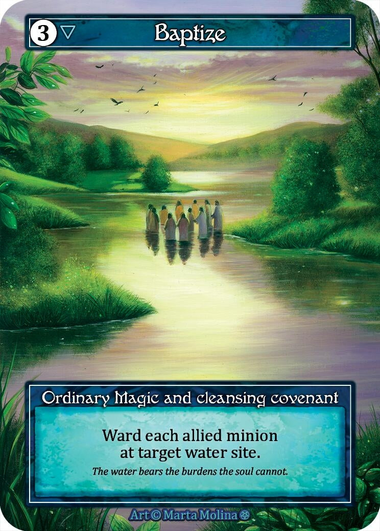 Image for Baptize (Foil) (Gothic) - Sorcery: Contested Realm
