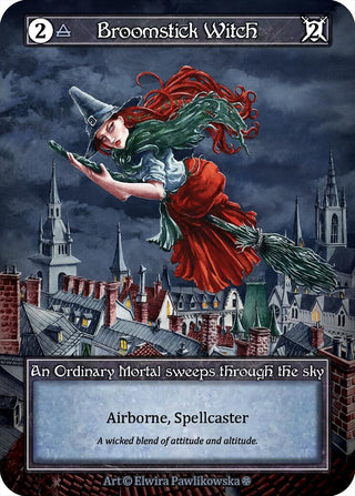 Image for Broomstick Witch (Foil) (Gothic) - Sorcery: Contested Realm