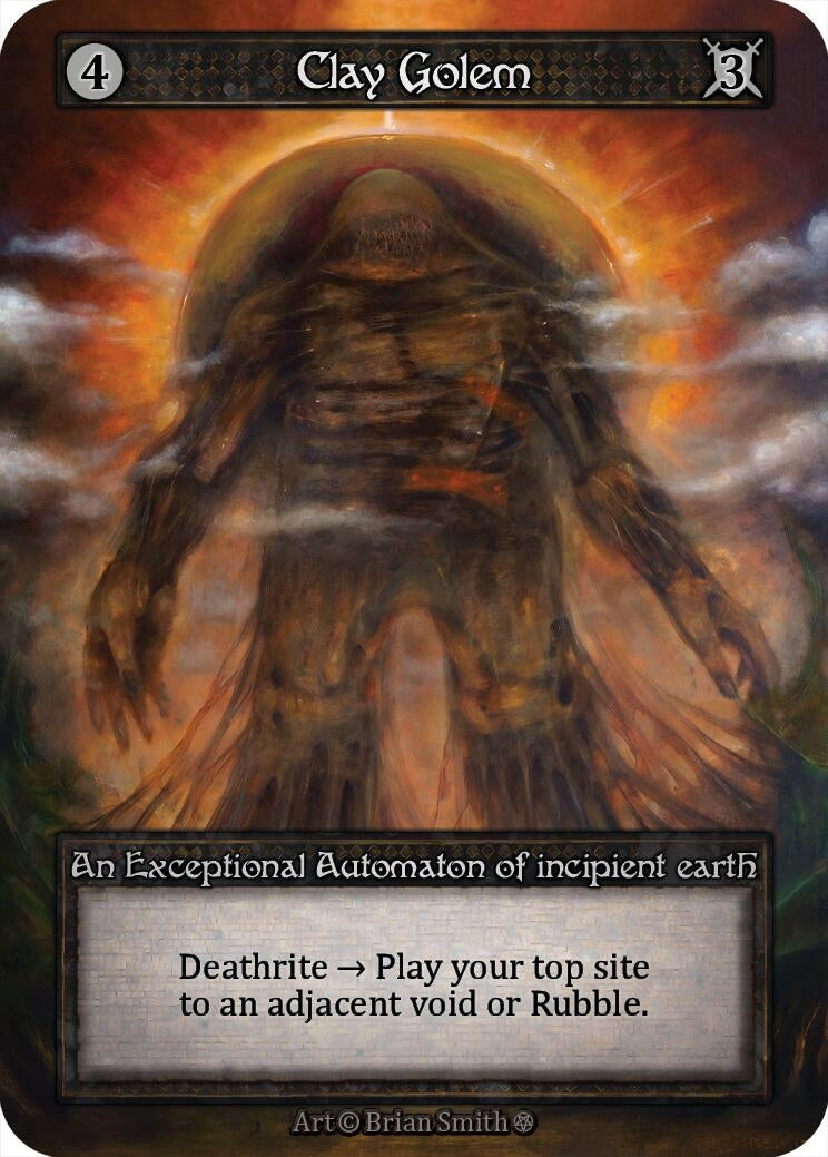 Image for Clay Golem (Gothic) - Sorcery: Contested Realm