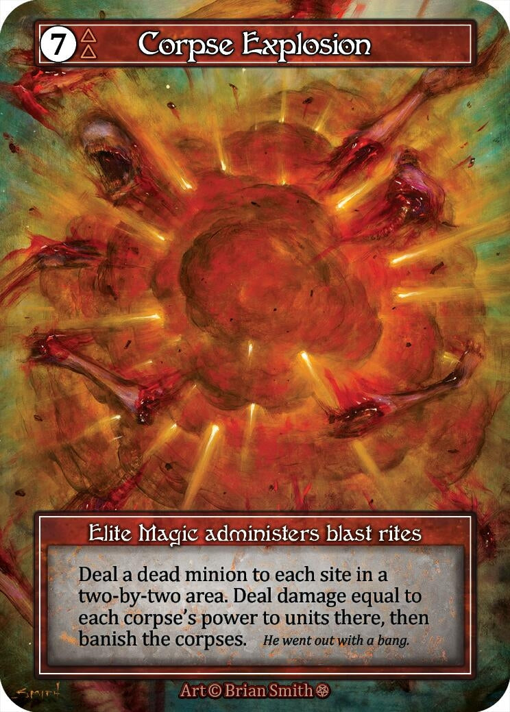 Image for Corpse Explosion (Foil) (Gothic) - Sorcery: Contested Realm