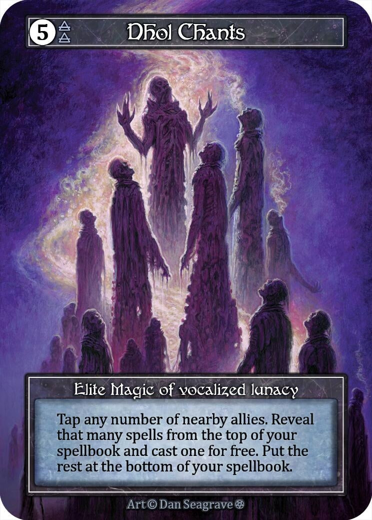 Image for Dhol Chants (Foil) (Gothic) - Sorcery: Contested Realm