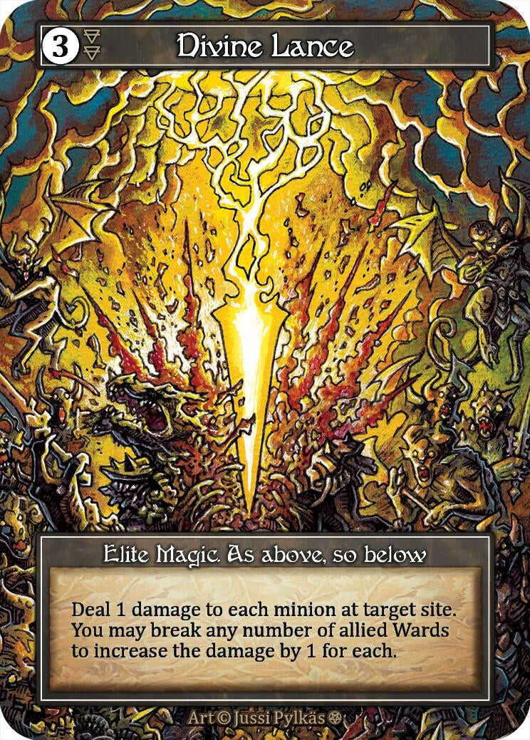 Image for Divine Lance (Foil) (Gothic) - Sorcery: Contested Realm