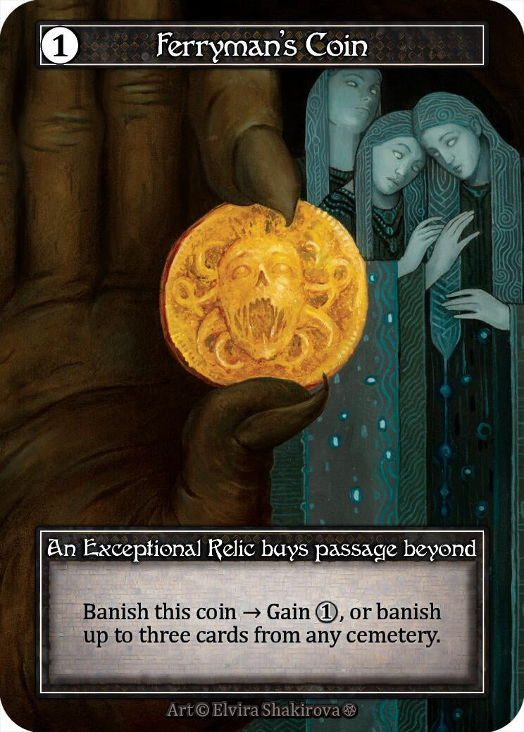 Image for Ferryman's Coin (Foil) (Gothic) - Sorcery: Contested Realm